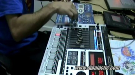 Roland MC-808 with Korg Electribe Live Mix