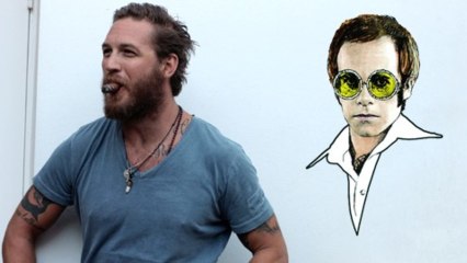 Bane Aka Tom Hardy Is Elton John