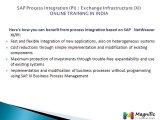 SAP Process Integration (PI)  Exchange Infrastructure (XI) online training in india@magnifictraining.com