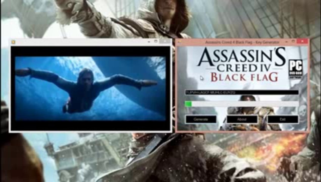 Assassins Creed 4 Black Flag Key Generator Keygen - Crack - Link in Description + Torrent (PC)
