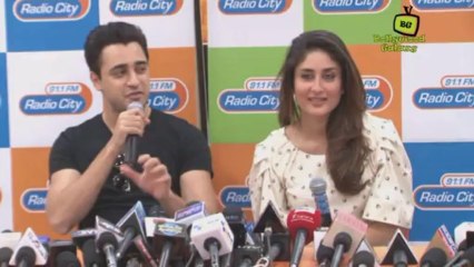 Imran & Kareena at the Promotion of Gori Tere Pyaar Me at Radio City