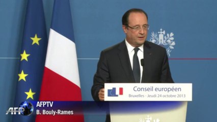 Chômage: Hollande évoque une "décélération"