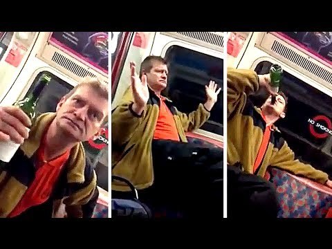 Racist man on London tube arrested for hate speech