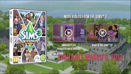 The Sims 3 University Life Launch Trailer