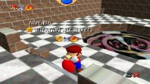 Super Mario 64 - Caverne Brumeuse - Etoile 6 : Attention aux boulets !