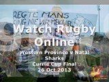 Watch Live Rugby Stream Western Province vs Natal Sharks