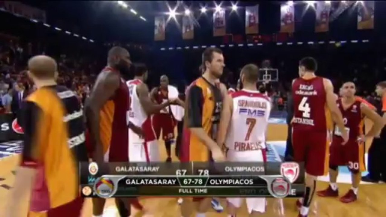 Galatasaray 67-78 Olympiacos, gruppo C