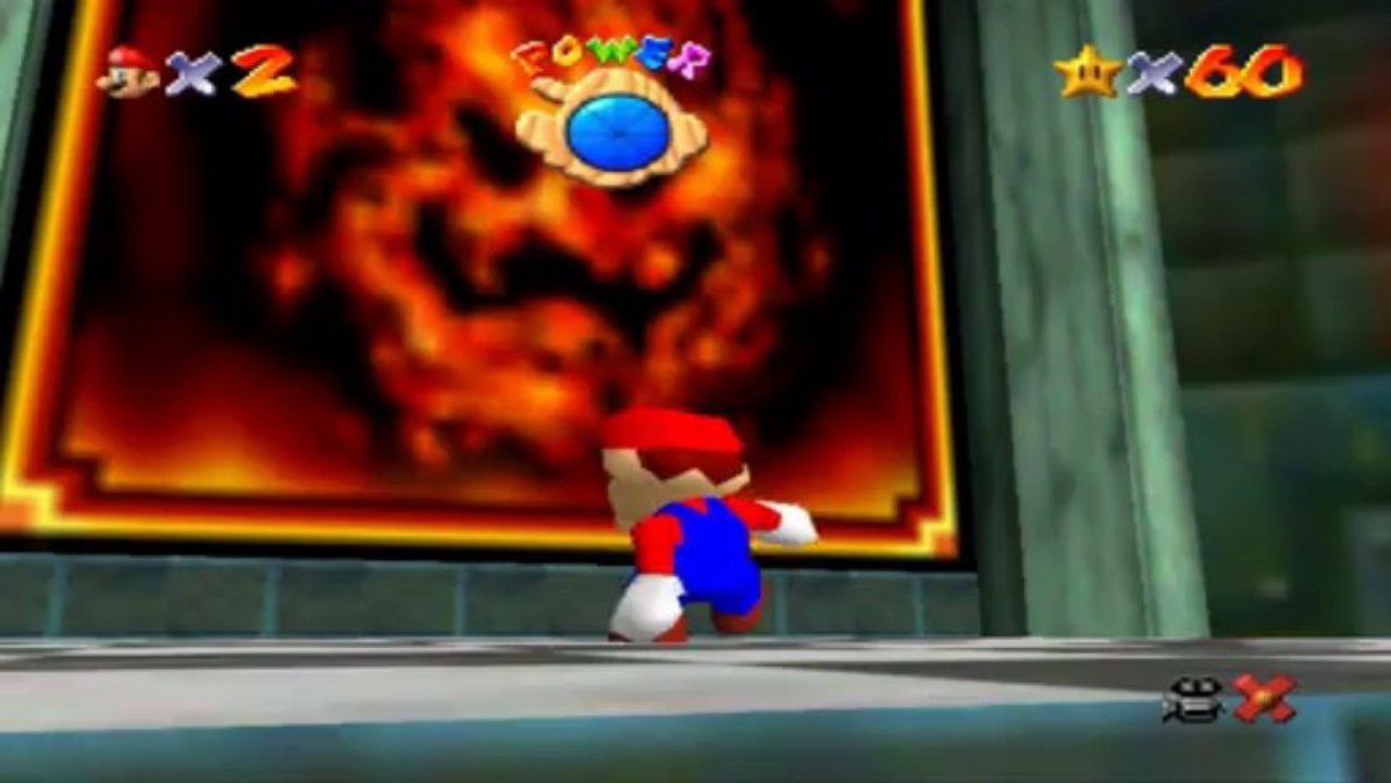 Super Mario 64 - Laves Fatales - Etoile 6 : Ascenseur dans le volcan