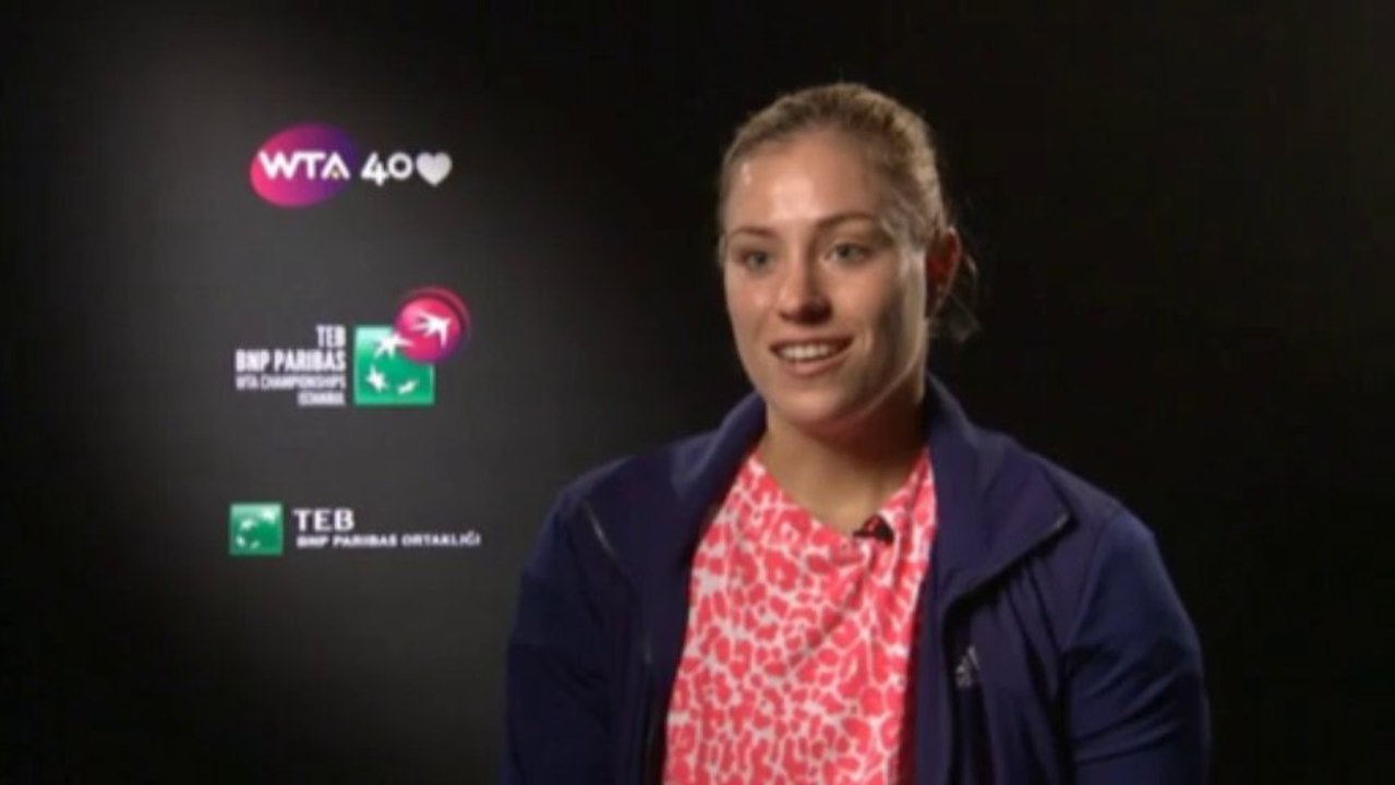 Istanbul: Kerbers 'sehr schöner' erster Sieg beim WTA-Finale