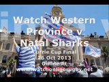 Watching Western Province vs Natal Sharks Live Rugby