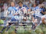Online Watching Western Province vs Natal Sharks 26 Oct 2013