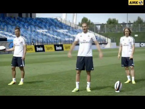 Real Madridli futbolculardan inanılmaz şov!