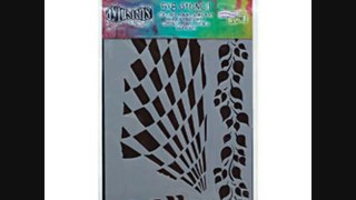 Reaveleys Dylusions Stencils Luscious Leaves Review