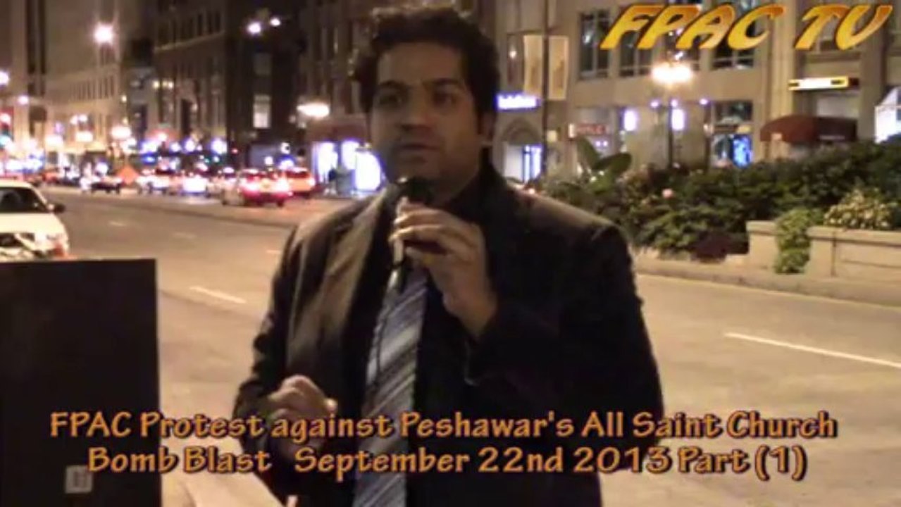 Fellowship of Pakistani American Christians Protesting Against the Bomb Blasts in Peshawar’s "All Saints Church"