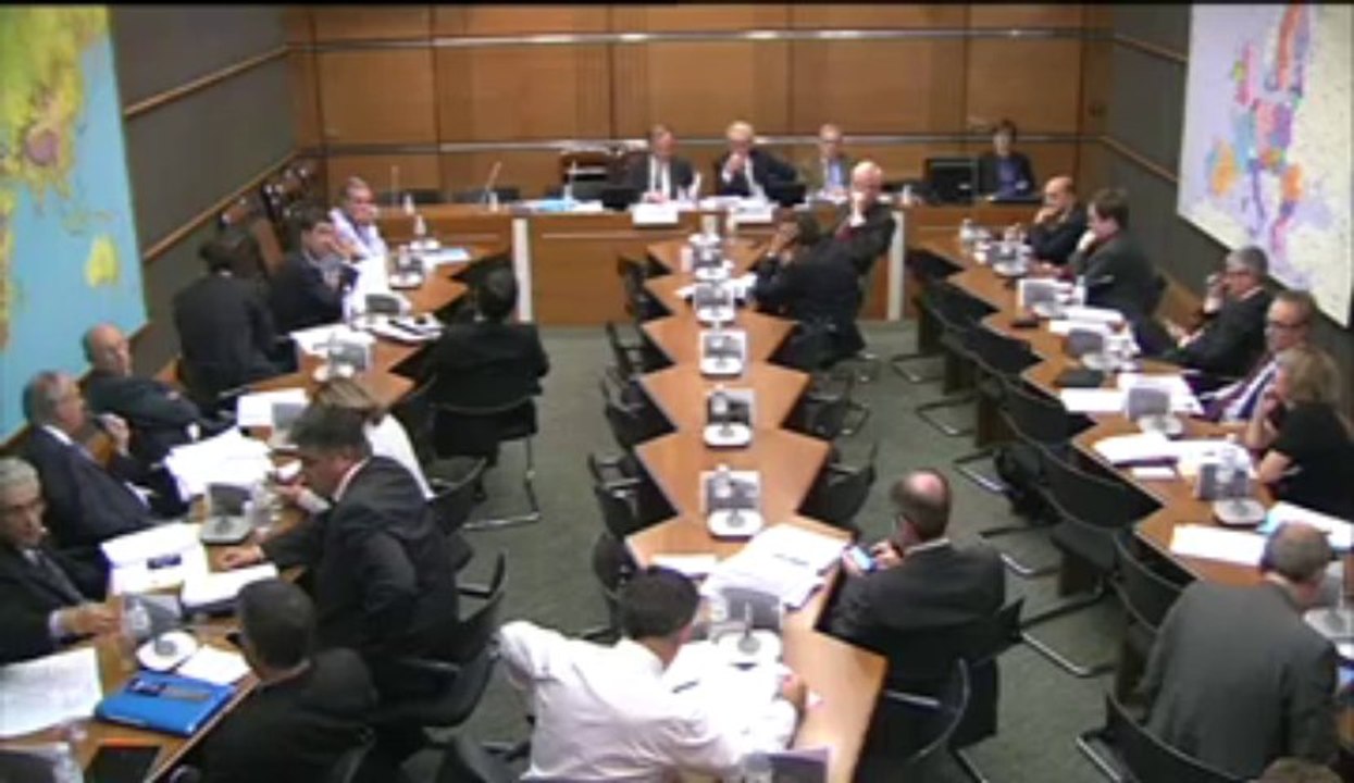 22 octobre 2013, Réunion de la Commission de développement durable sur la Politique de l'eau : Bertrand Pancher revient sur la ponction scandaleuse de l'Etat sur le budget des Agences de l'eau