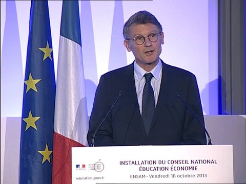 [ARCHIVE] Conseil national éducation-économie : discours de Vincent Peillon, ministre de l'éducation nationale