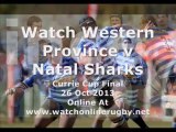 Broadcast Western Province vs Natal Sharks