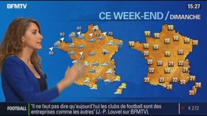 La Météo pour ce week-end - 25/10