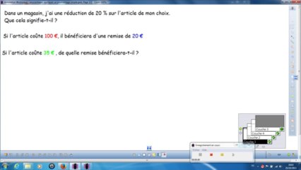 appliquer un pourcentage simple