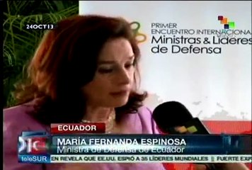 Ministras de Defensa de AL destacan equidad de género en FF.AA.