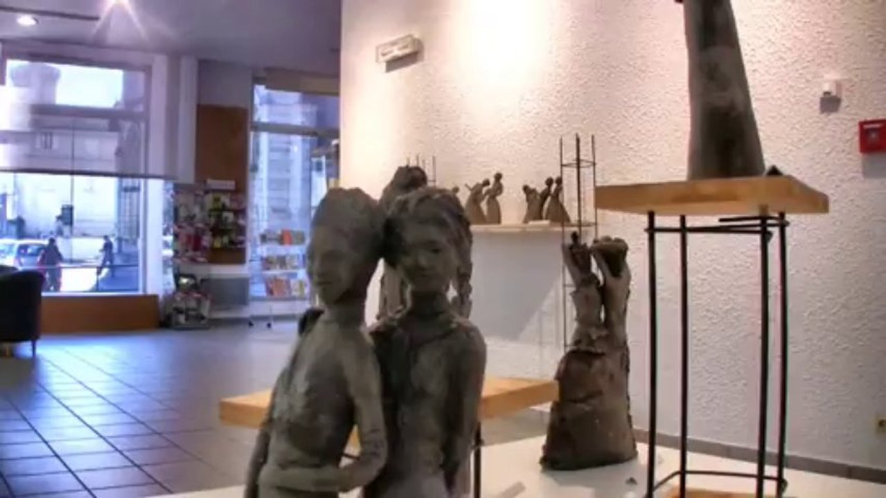 Annie Baroux exposition SAGALOULI octobre 2013 office du tourisme Bourgoin-Jallieu