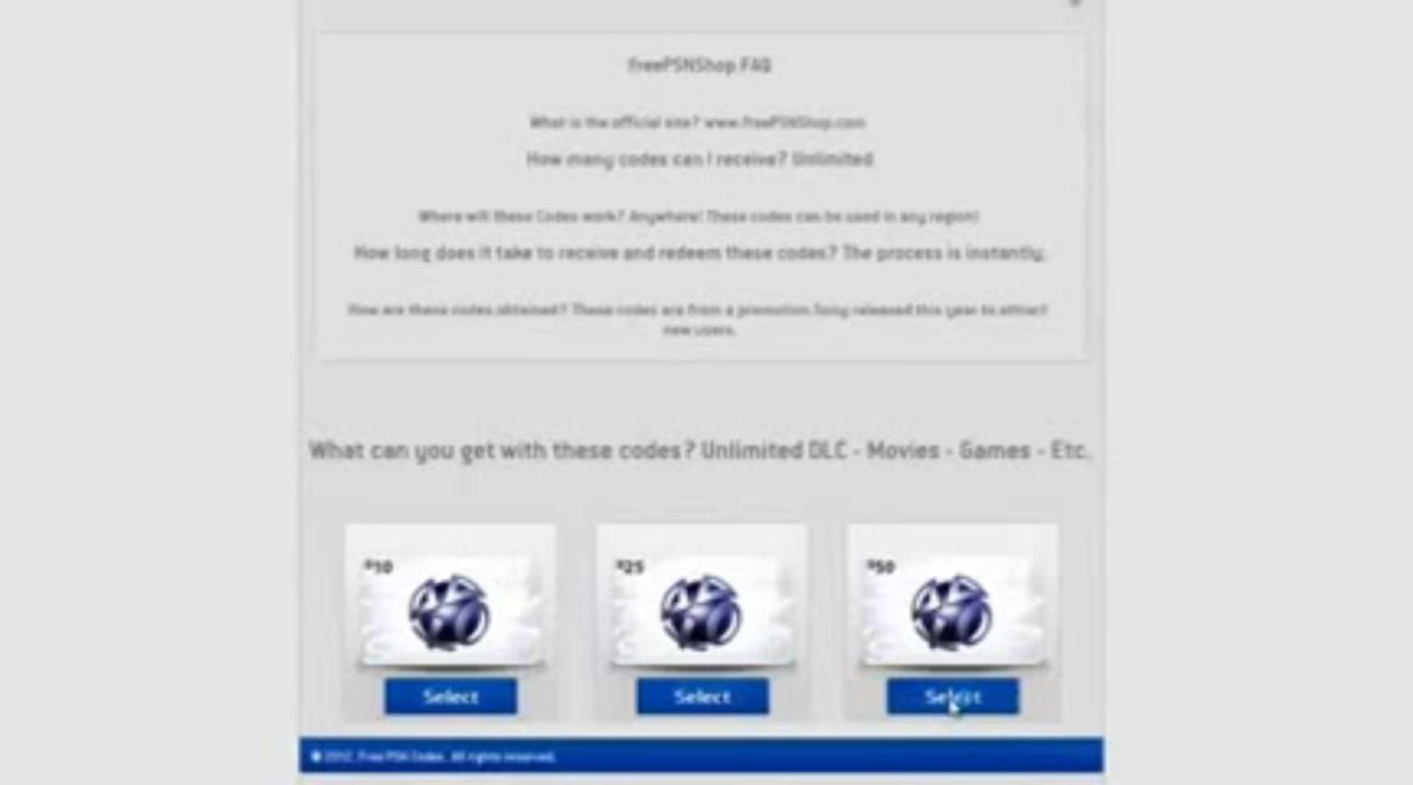Online PSN Code Generator - No need download, no survey - YouTube