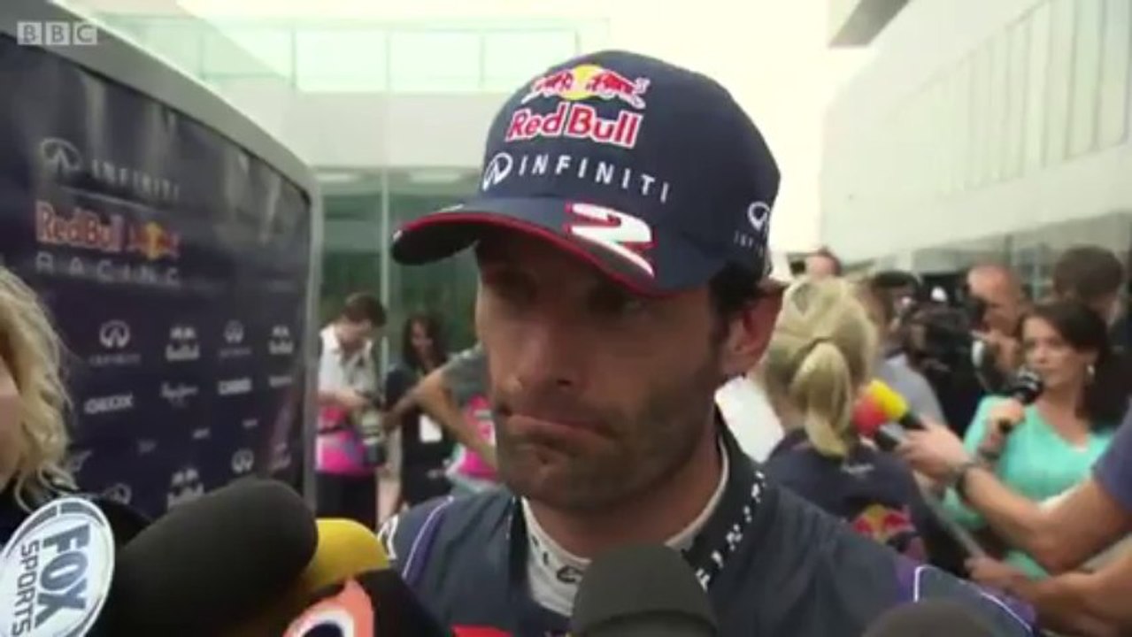 BBC F1: Mark Webber post practice interview (2013 Indian Grand Prix)