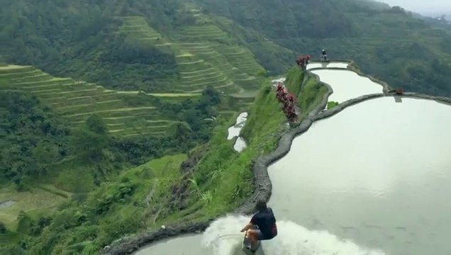 Du Wake-skate dans le plus bel endroit du monde : Rizières de Philippines...