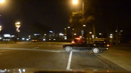 Car Drives Down the Steps of Philadelphia Art Museum