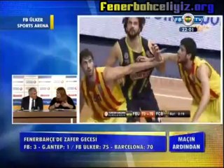 #Euroleague Fenerbahçe Ülker 75 - 70 Barcelona