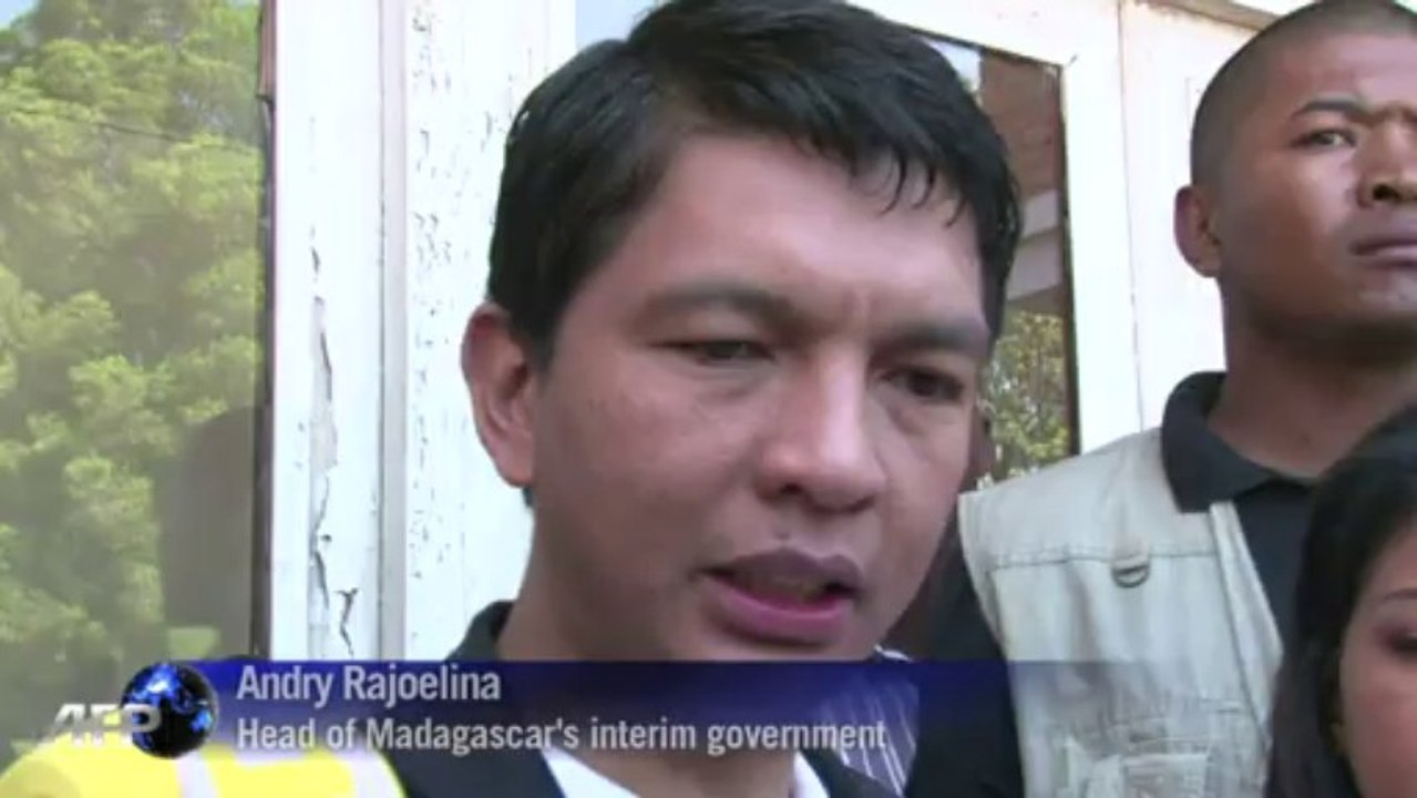 Madagascar strongman votes in frist post-coup polls