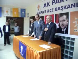 Arifiye Ak Parti İlçe Teşkilatı'na Karan  aday adaylığı başvurusunu yaptı