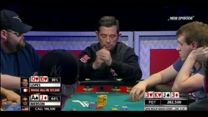Kool Shen All in contre Greg Merson ( Champion du Monde de poker )