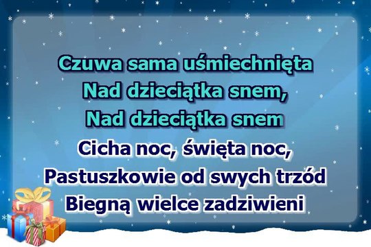 Kolęda - Cicha noc - wersja chóralna, szybsza