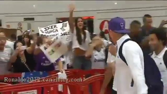 Real Madrid have arrived in Barcelona Cristiano Ronaldo Casillas