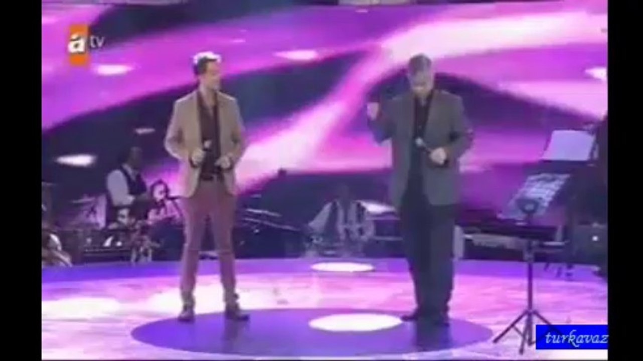 İKİNCİ DÜET Cengiz Kurtoğlu ve oğlu Aydın Seviyorum VELİAHT 3.hafta ATV