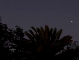 Bright Light Orb UFO Caught on Film