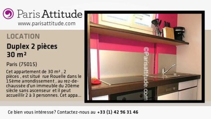 Duplex 1 Chambre à louer - Bir Hakeim, Paris - Ref. 3419