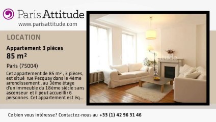 Appartement 2 Chambres à louer - Centre George Pompidou, Paris - Ref. 3823