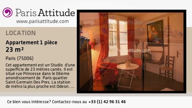 Appartement Studio à louer - St Germain, Paris - Ref. 1052