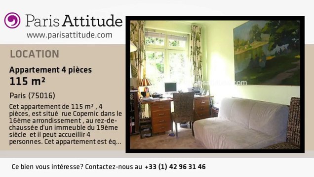Appartement 3 Chambres à louer - Victor Hugo, Paris - Ref. 3800