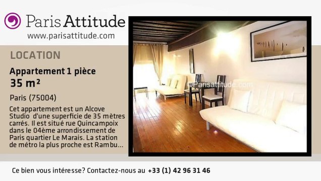 Appartement Alcove Studio à louer - Centre George Pompidou, Paris - Ref. 4256