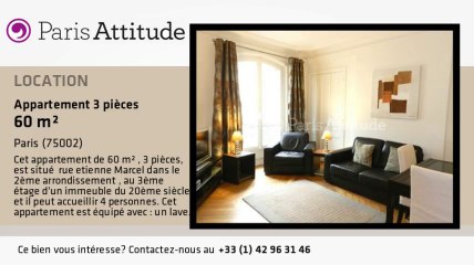 Appartement 2 Chambres à louer - Montorgueil, Paris - Ref. 8430