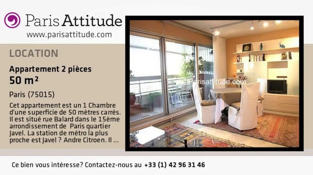 Appartement 1 Chambre à louer - Parc André Citroën, Paris - Ref. 4016