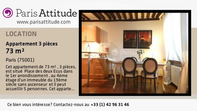 Appartement 2 Chambres à louer - Palais Royal, Paris - Ref. 6333