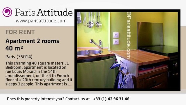 1 Bedroom Apartment for rent - Alésia, Paris - Ref. 7476