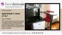 Studio Apartment for rent - Montmartre, Paris - Ref. 2422
