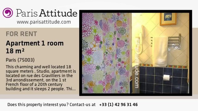 Studio Apartment for rent - Arts et Métier, Paris - Ref. 6183