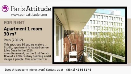 Studio Apartment for rent - Bastille, Paris - Ref. 7180