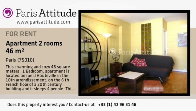 1 Bedroom Apartment for rent - Grands Boulevards/Bonne Nouvelle, Paris - Ref. 5966